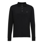 Carlo Colucci Unika herr polo shirts Black, Herr