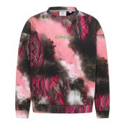 Carlo Colucci Sprayed Knit Oversize Sweatshirt Multicolor, Herr