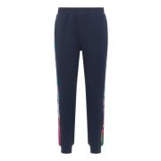 Carlo Colucci Livlig Tracksuit Byxor med Piping Blue, Herr