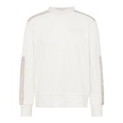 Carlo Colucci Stiligt Sweatshirt Dapunt White, Herr