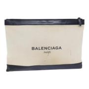 Balenciaga Vintage Pre-owned Canvas kuvertvskor White, Dam