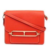 Hermès Vintage Pre-owned Laeder crossbodyvskor Orange, Dam