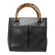 Gucci Vintage Pre-owned Tyg gucci-vskor Black, Dam