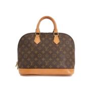 Louis Vuitton Vintage Pre-owned Canvas handvskor Brown, Dam