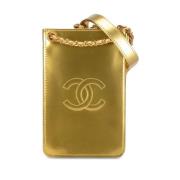 Chanel Vintage Pre-owned Laeder chanel-vskor Yellow, Dam