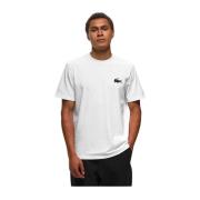 Lacoste Vit Bomull T-Shirt - Lacoste White, Herr