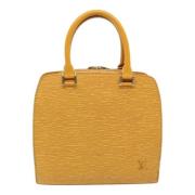 Louis Vuitton Vintage Pre-owned Laeder louis-vuitton-vskor Yellow, Dam