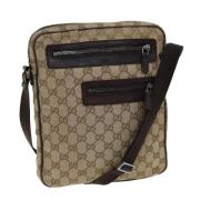 Gucci Vintage Pre-owned Canvas gucci-vskor Beige, Dam