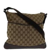 Gucci Vintage Pre-owned Canvas gucci-vskor Beige, Dam