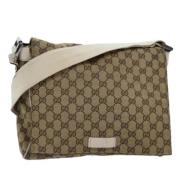 Gucci Vintage Pre-owned Canvas gucci-vskor Beige, Dam