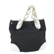 Chanel Vintage Pre-owned Canvas chanel-vskor Black, Dam