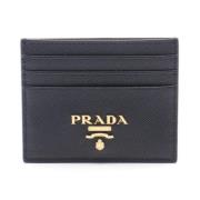 Prada Vintage Pre-owned Laeder plnbcker Black, Dam