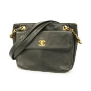 Chanel Vintage Pre-owned Laeder chanel-vskor Black, Dam