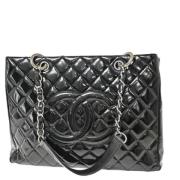 Chanel Vintage Pre-owned Laeder chanel-vskor Black, Dam