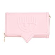 Chiara Ferragni Collection Eyelike Pochette med Avtagbar Kedja Pink, D...