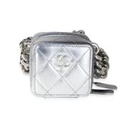 Chanel Vintage Pre-owned Laeder chanel-vskor Gray, Dam