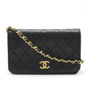 Chanel Vintage Pre-owned Laeder chanel-vskor Black, Dam