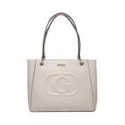 Guess Elegant Cream Shopper Väska Beige, Dam