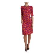 Dolce & Gabbana Midi Dresses Multicolor, Dam