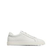 Tod's Vita Läder Sneakers med Stud Detalj White, Herr