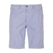 40Weft Chino Bermuda Shorts Blue, Herr