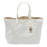 Goyard Vintage Pre-owned Laeder totevskor White, Dam