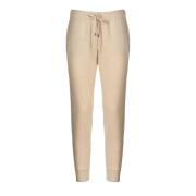 Brunello Cucinelli Kashmirbyxor Beige, Dam