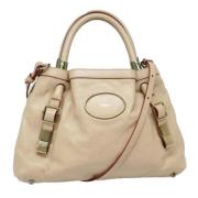 Chloé Pre-owned Pre-owned Laeder handvskor Beige, Dam