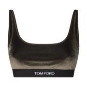 Tom Ford Mörkgrön Ärmlös Topp Green, Dam