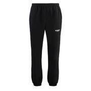 Represent Bomull Logo Print Sweatpants Black, Herr