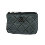 Chanel Vintage Pre-owned Laeder plnbcker Black, Dam