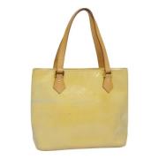 Louis Vuitton Vintage Pre-owned Laeder totevskor Yellow, Dam