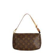 Louis Vuitton Vintage Pre-owned Canvas handvskor Brown, Dam