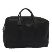 Prada Vintage Pre-owned Nylon prada-vskor Black, Dam