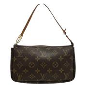 Louis Vuitton Vintage Pre-owned Canvas kuvertvskor Brown, Dam