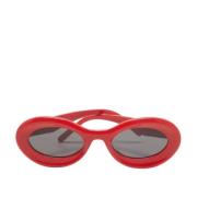 Loewe Pre-owned Pre-owned Acetat solglasgon Red, Dam