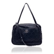 Chanel Vintage Pre-owned Laeder totevskor Black, Dam