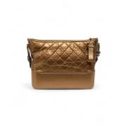 Chanel Vintage Pre-owned Tyg chanel-vskor Brown, Dam