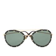 Valentino Vintage Pre-owned Acetat solglasgon Green, Dam