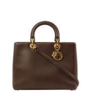 Dior Vintage Pre-owned Tyg dior-vskor Brown, Dam