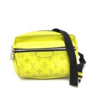 Louis Vuitton Vintage Pre-owned Laeder axelremsvskor Yellow, Herr