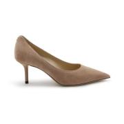 Jimmy Choo Beige Love Pumps med Stilettklack Pink, Dam