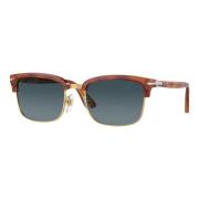 Persol Stiliga solglasögon med färgglada linser Brown, Unisex