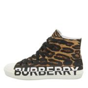 Burberry Vintage Pre-owned Canvas sneakers Brown, Herr