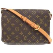 Louis Vuitton Vintage Pre-owned Tyg louis-vuitton-vskor Brown, Dam