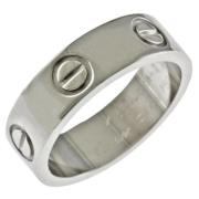 Cartier Vintage Pre-owned Vitt guld ringar Gray, Dam