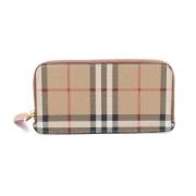 Burberry Vintage Pre-owned Canvas hem-och-kontorstillbehr Brown, Dam