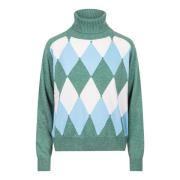 Ballantyne Stiliga Sweaters Kollektion Green, Dam