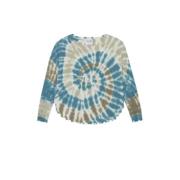 Kujten Cashmere Tie & Dye Sweater Multicolor, Dam