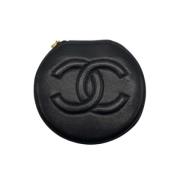 Chanel Vintage Pre-owned Laeder hem-och-kontorstillbehr Black, Dam